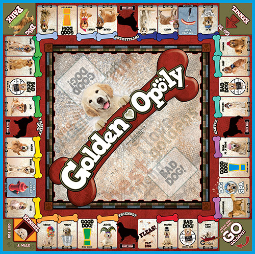 GOLDEN-OPOLY Board Game