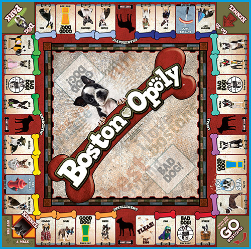 BOSTON TERRIER-OPOLY Board Game