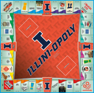 ILLINIOPOLY Board Game